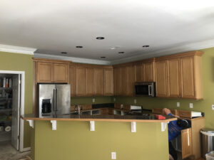 Before we installed cabinets & countertops in Boiling Springs, SC