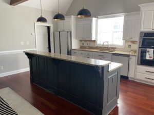 Before new quartz countertops